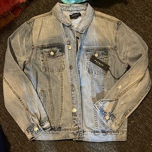 Pacsun American flag denim jacket